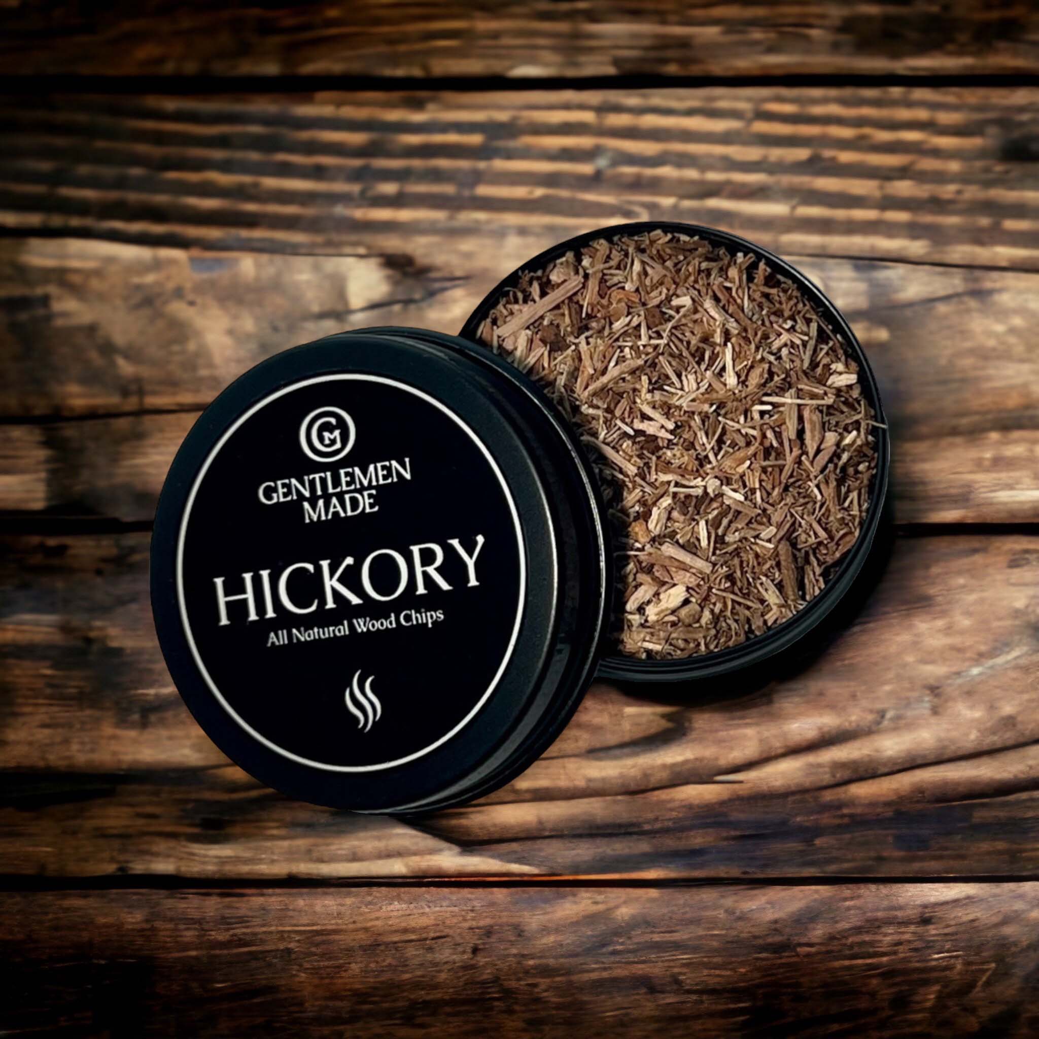 Hickory wood chips outlet for smoker