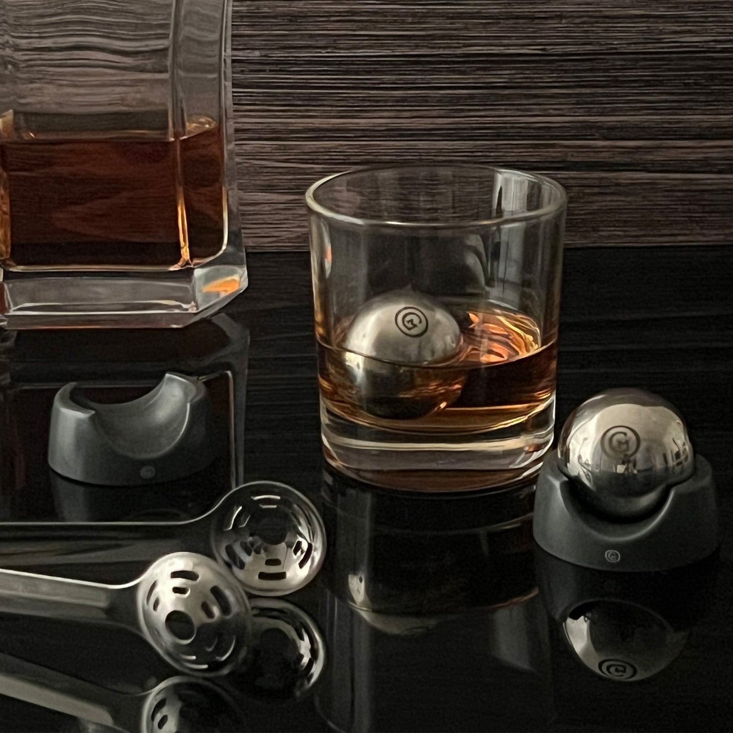 Viski Liquor Glass and Ice Sphere Box Set